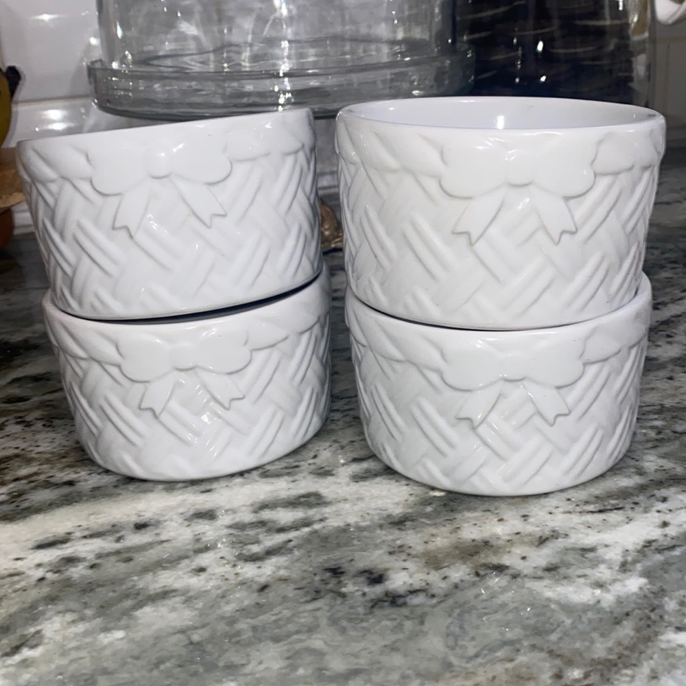 White bowls